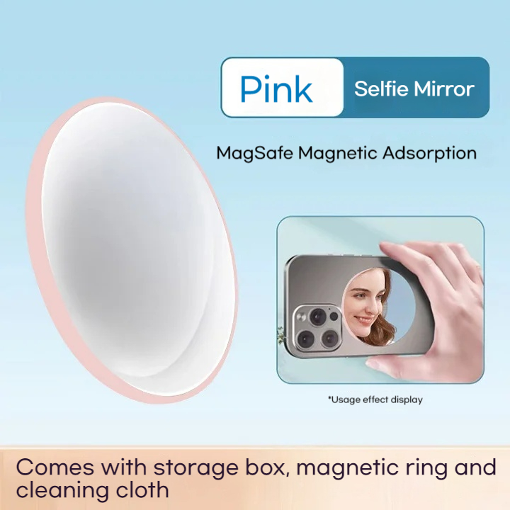 MagSafe Magnetic Phone Rear Selfie Vlog Mirror HD Photo Assist Camera Convex Mirror for IPhone Samsung Photography Accessories