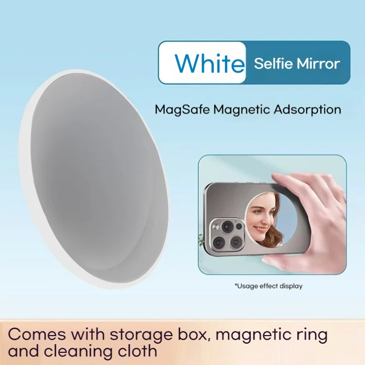 MagSafe Magnetic Phone Rear Selfie Vlog Mirror HD Photo Assist Camera Convex Mirror for IPhone Samsung Photography Accessories
