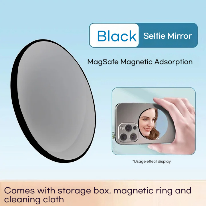 MagSafe Magnetic Phone Rear Selfie Vlog Mirror HD Photo Assist Camera Convex Mirror for IPhone Samsung Photography Accessories